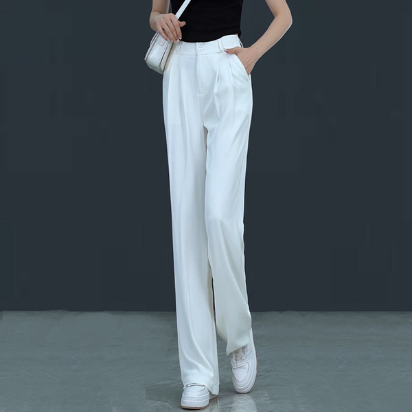 Дамски панталон с джоб изчистен модел 