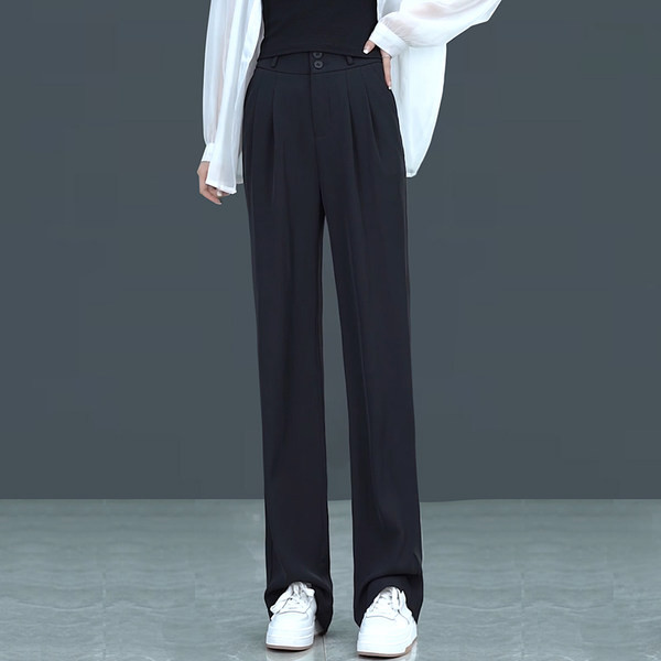 Дамски панталон с джоб изчистен модел 