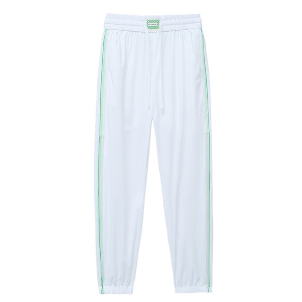 Ženske dvobojne ležerne hlače s ukrasnim obrubom i džepom