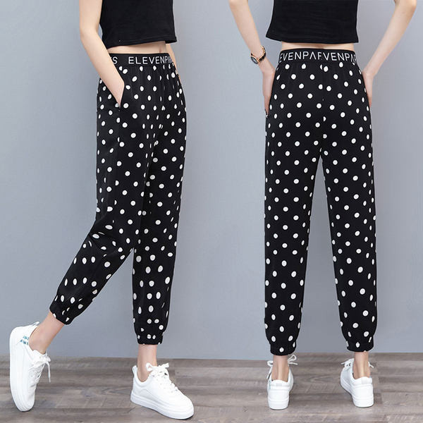 Γυναικείο παντελόνι - πουά