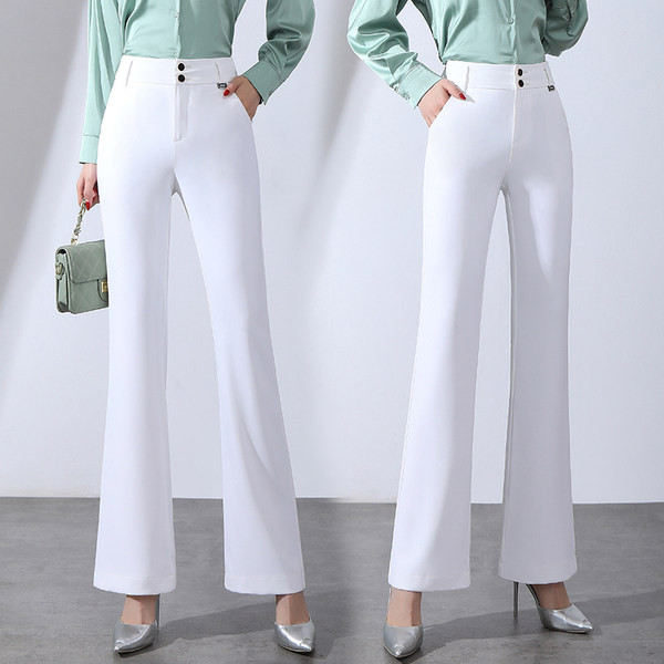 Κομψό παντελόνι με τσέπη και κουμπί