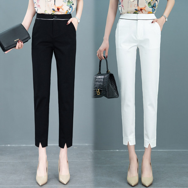 Kahes värvitoonis taskuga vabaajapüksid Kevad-Sügis