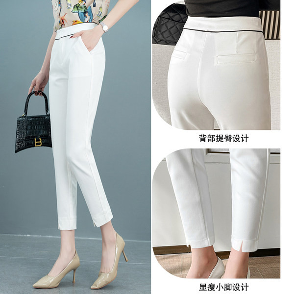 Kahes värvitoonis taskuga vabaajapüksid Kevad-Sügis