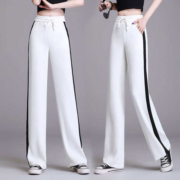 Спортен дамски панталон - с висока талия