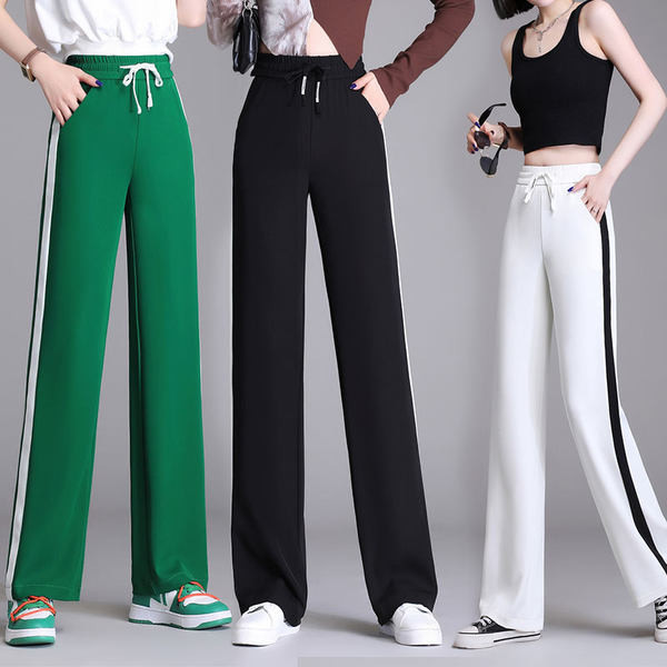 Спортен дамски панталон - с висока талия