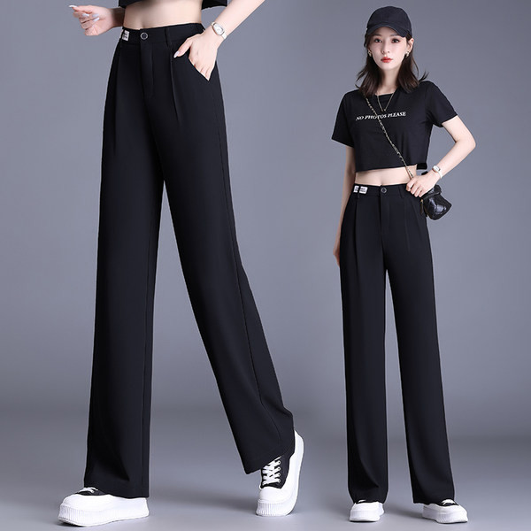 Női alkalmi nadrág zsebbel, három színben