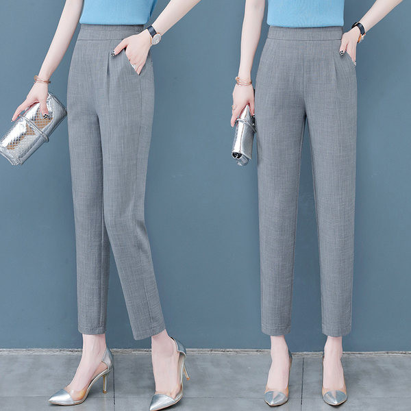 Дамски ежедневен панталон с джоб в различни цветове 