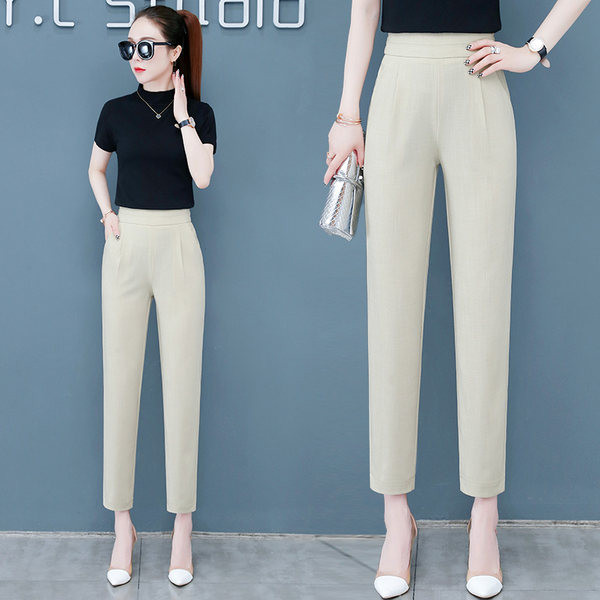 Дамски ежедневен панталон с джоб в различни цветове 