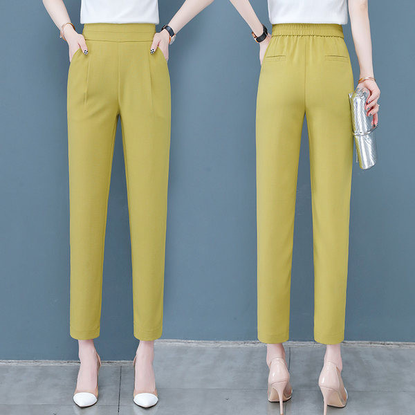 Дамски ежедневен панталон с джоб в различни цветове 