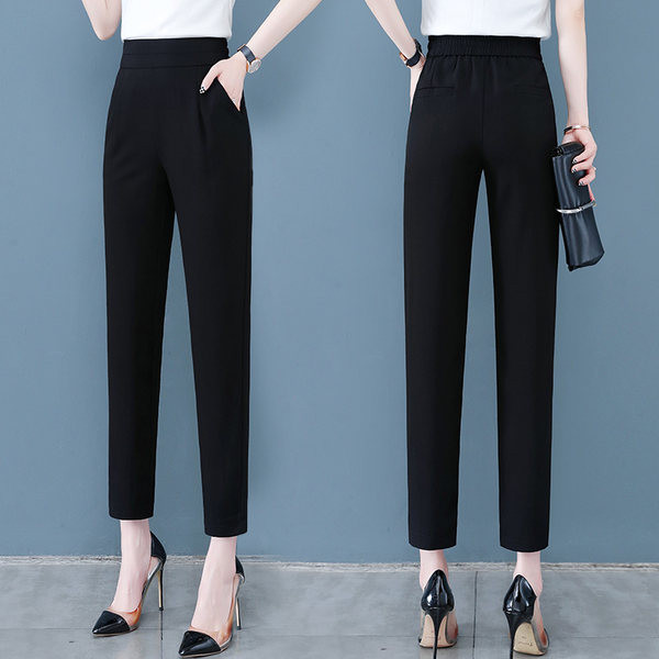 Дамски ежедневен панталон с джоб в различни цветове 