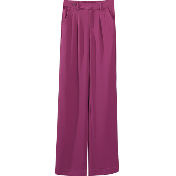 Naiste vabaaja kolmevärvilised kõrge vöökohaga püksid