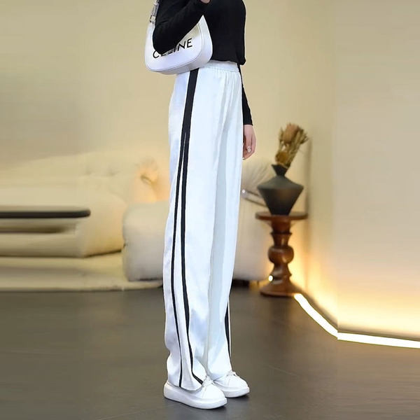 Ежедневен дамски панталон с кант 