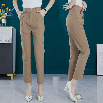 Νέα γυναικεία casual ψηλόμεση παντελόνια