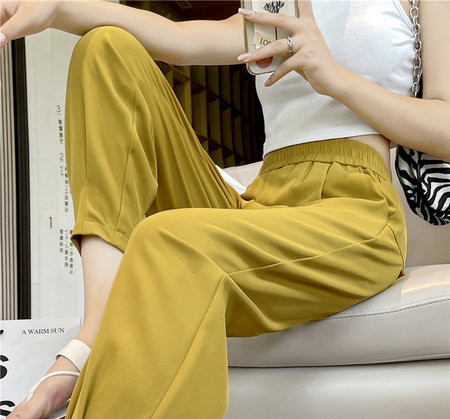 Naiste vabaaja püksid taskuga