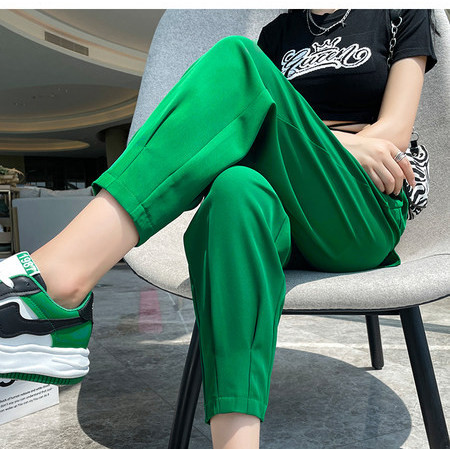 Naiste vabaaja püksid taskuga