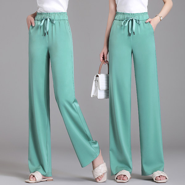 Széles szárú alkalmi nadrág