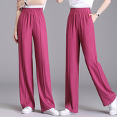 Alkalmi női nadrág zsebbel, különböző színekben