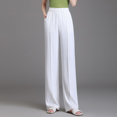 Alkalmi női nadrág zsebbel, különböző színekben