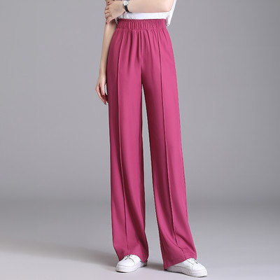 Alkalmi női nadrág zsebbel, különböző színekben