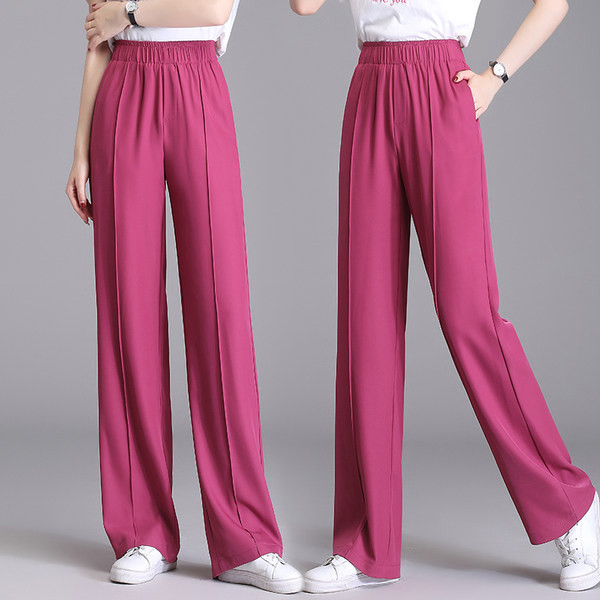 Alkalmi női nadrág zsebbel, különböző színekben