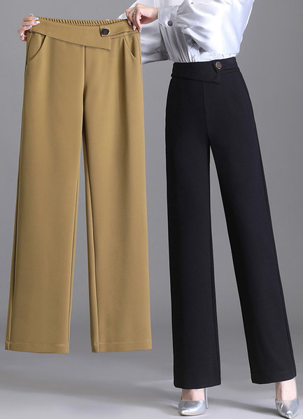 Naiste elegantsed musta ja beeži värvi püksid