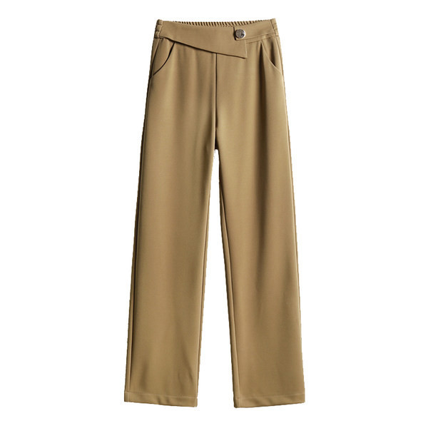 Naiste elegantsed musta ja beeži värvi püksid