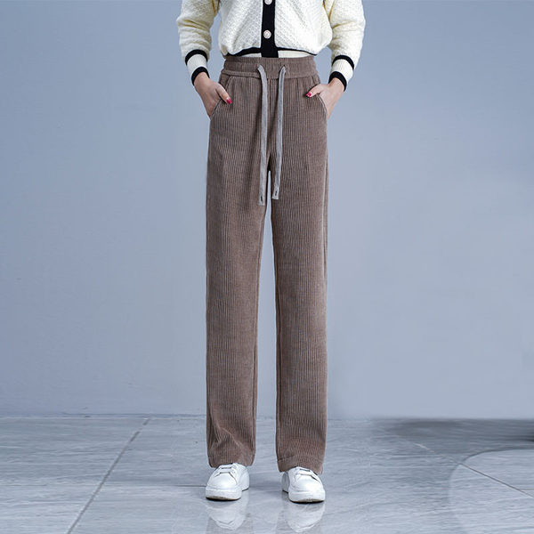 Naiste vabaajapüksid erinevates värvides kõrge vöökohaga