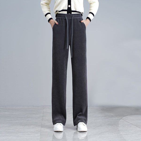 Naiste vabaajapüksid erinevates värvides kõrge vöökohaga