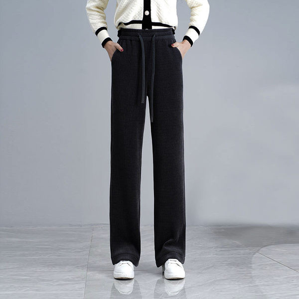 Naiste vabaajapüksid erinevates värvides kõrge vöökohaga