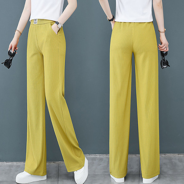 Naiste kõrge vöökohaga püksid kolmes värvitoonis