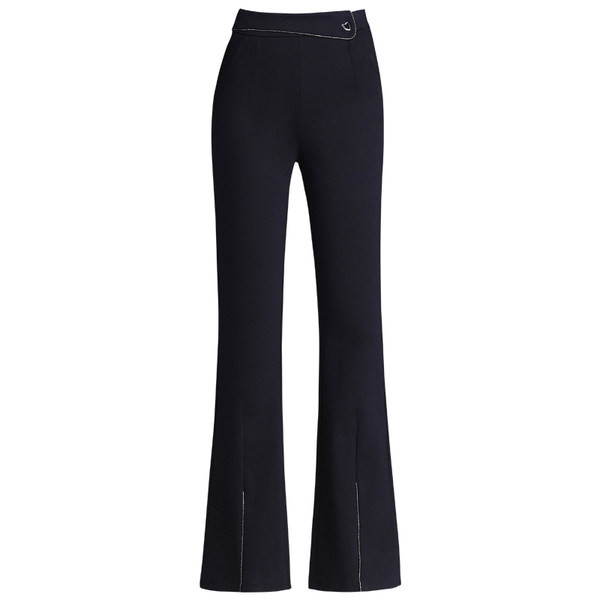 Ženske hlače - čisti model u crnoj boji