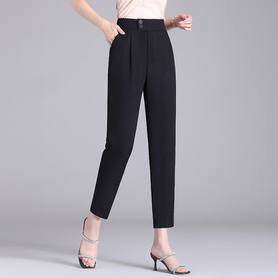 Ženske hlače - čisti široki uzorak