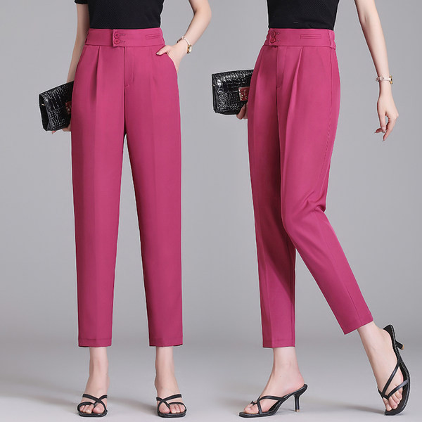 Ženske hlače - čisti široki uzorak