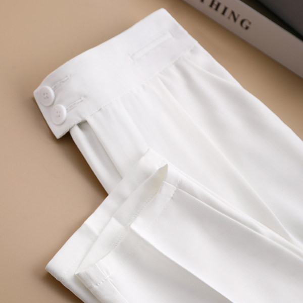 Ženske hlače - čisti široki uzorak