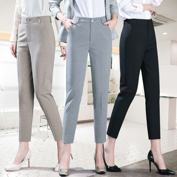 Дамски елегантен панталон с джоб в три цвята 
