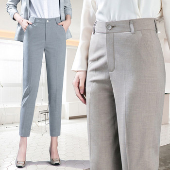 Дамски елегантен панталон с джоб в три цвята 