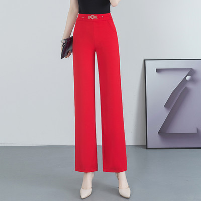 Elegantas bikses ar dekoratīvu jostu un kabatu