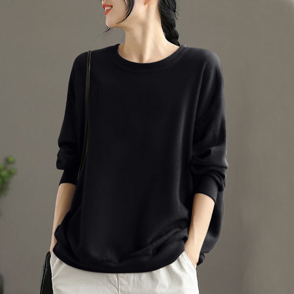 Γυναικείο φούτερ casual print με λαιμόκοψη