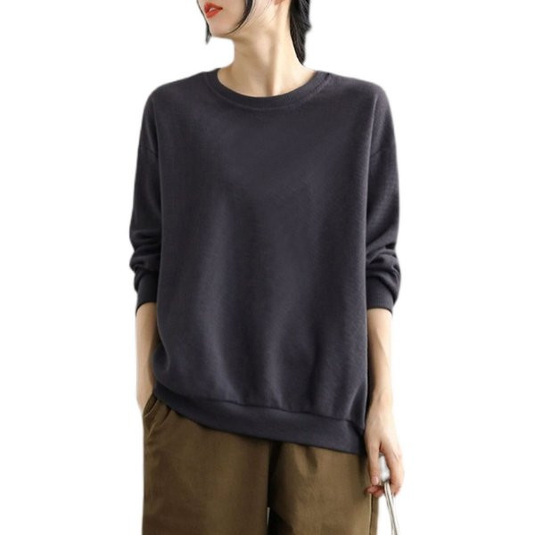 Γυναικείο φούτερ casual print με λαιμόκοψη