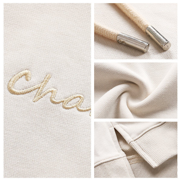 Női kapucnis, húzózsinórral bélelt pulóver