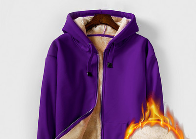 Casual γυναικείο φούτερ με κουκούλα και τσέπες