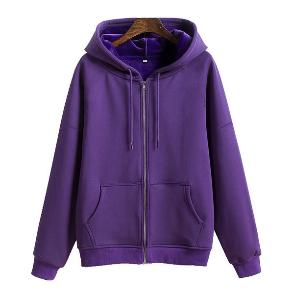 Casual γυναικείο φούτερ με κουκούλα και τσέπες