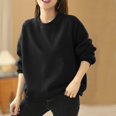 Νέο μοντέλο γυναικείο casual φούτερ με οβάλ λαιμόκοψη