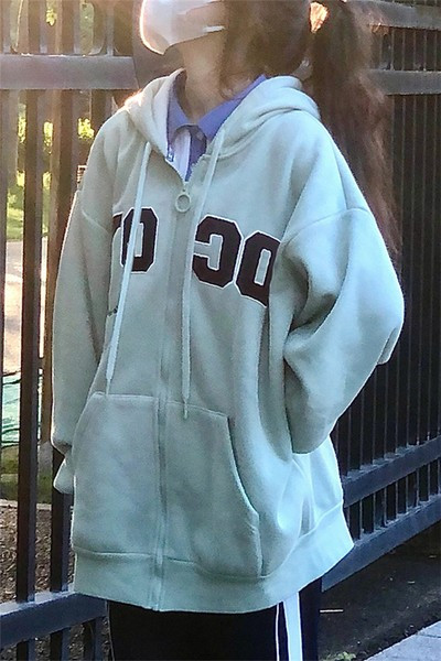 Naiste vabaaja kapuutsiga dressipluus - roheline värv