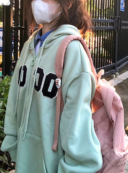 Naiste vabaaja kapuutsiga dressipluus - roheline värv