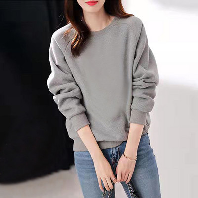 Νέο μοντέλο γυναικείο φούτερ με οβάλ λαιμόκοψη και στάμπα