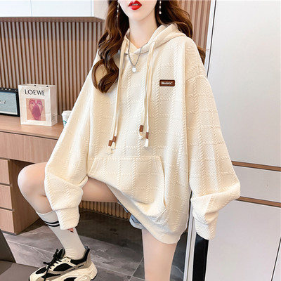 Γυναικείο φούτερ με λογότυπο και κορδόνια κατάλληλο για την καθημερινότητα