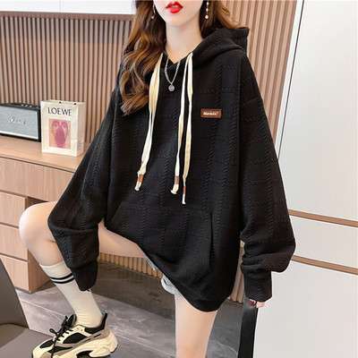 Γυναικείο φούτερ με λογότυπο και κορδόνια κατάλληλο για την καθημερινότητα