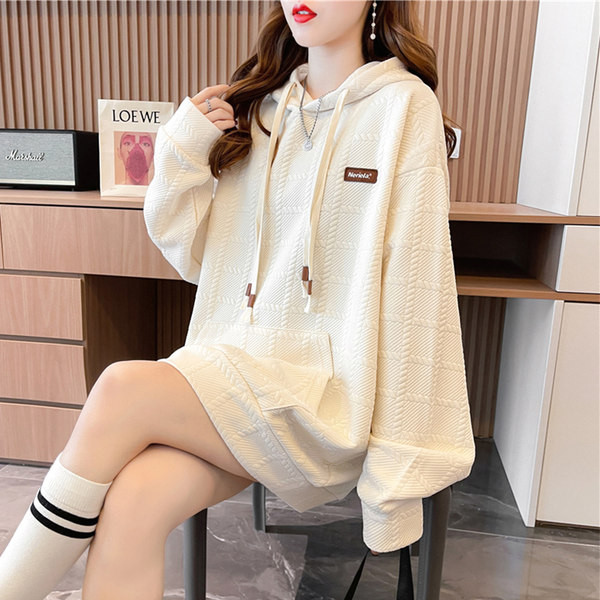 Γυναικείο φούτερ με λογότυπο και κορδόνια κατάλληλο για την καθημερινότητα