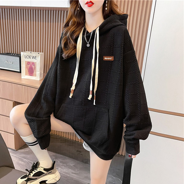 Γυναικείο φούτερ με λογότυπο και κορδόνια κατάλληλο για την καθημερινότητα